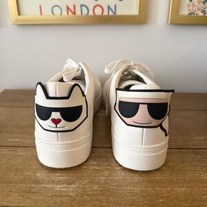 Karl Lagerfeld Paris Chella White Sneakers